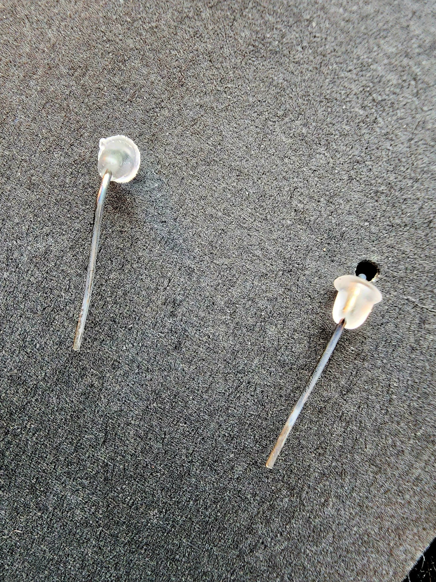 Aged Alternative Rock Razor Oddity Earrings