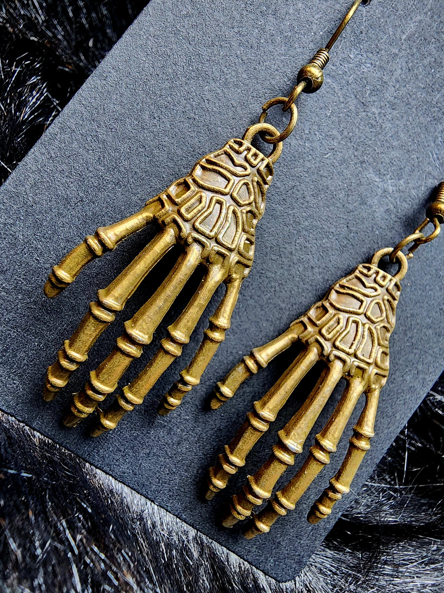 Skeleton Hand Emo Oddities Necklace