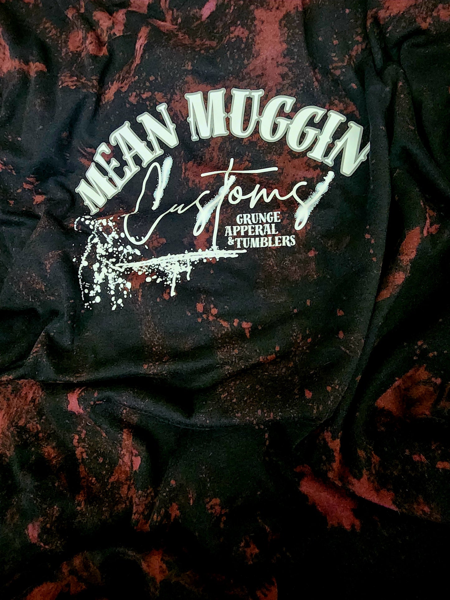 Mean Muggin Customs Merch Graphic Tee Grunge Gothic Emo Kid T Shirt