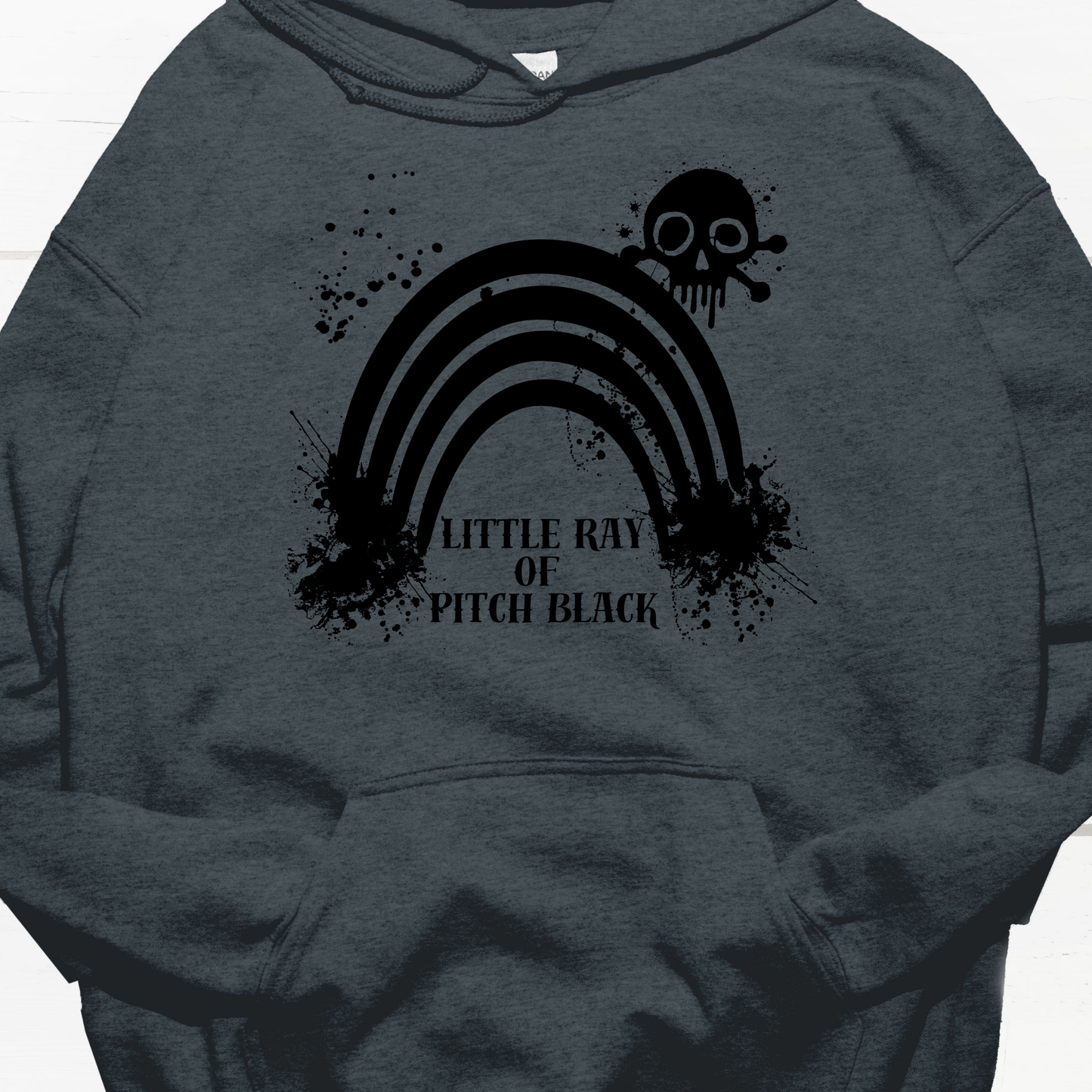 Little Ray of Pitch-Black Unisex Hoodie