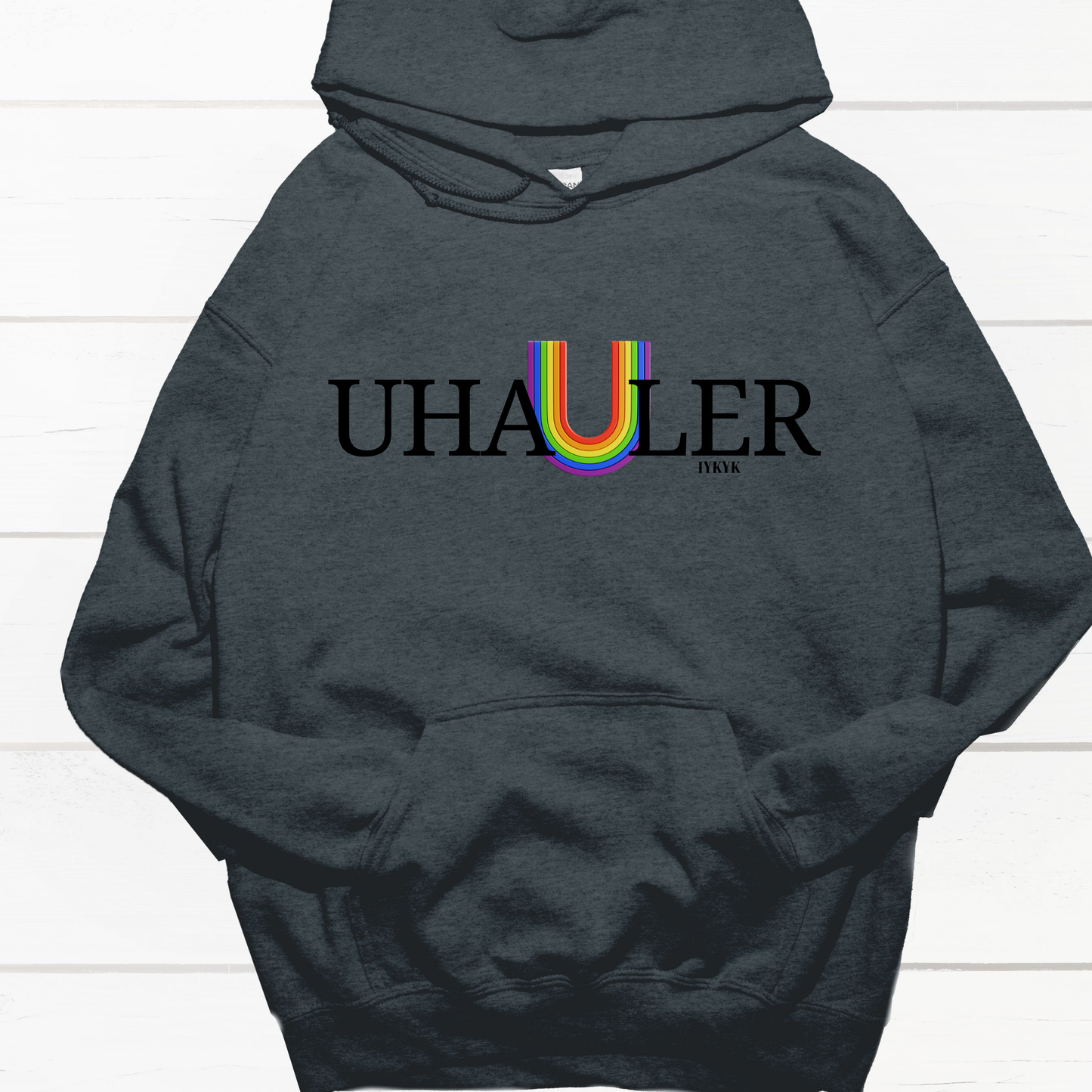 Custom Uhauler Pride LGBTQ Graphic Uhaul Lesbian Hoodie