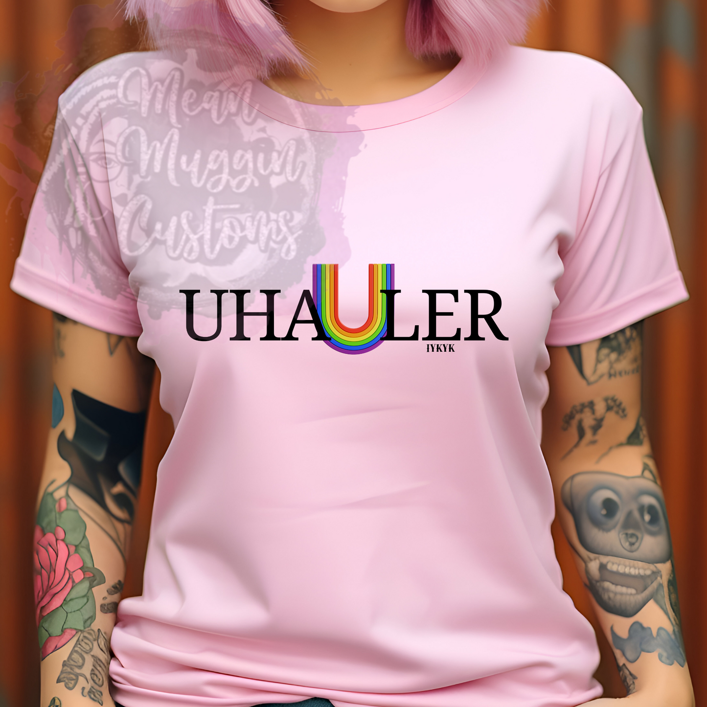 Custom Uhauler Pride LGBTQ Graphic Tee Grunge Gothic Emo Kid T Shirt lesbian Gay Queer