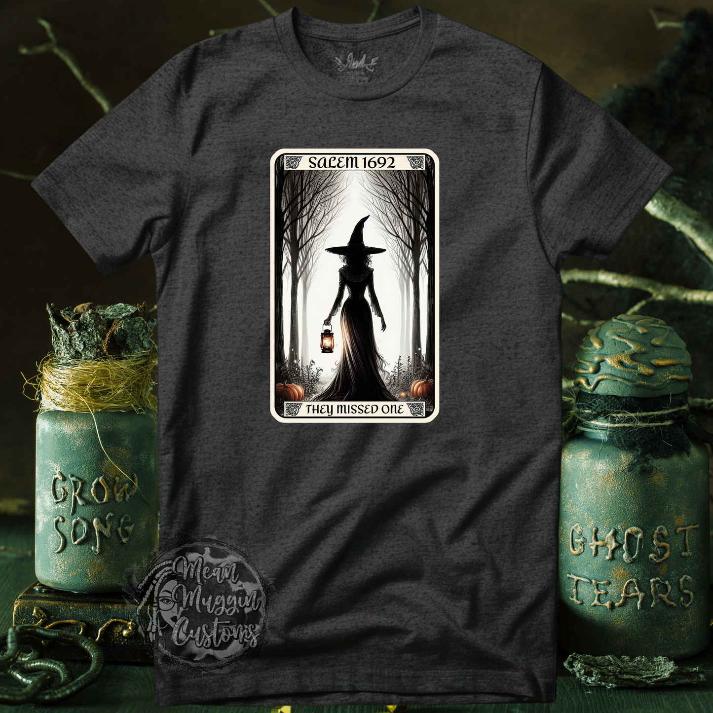 Custom Emo Witch Graphic Tee Grunge Gothic Emo Kid Men Women Unisex T Shirt Tee