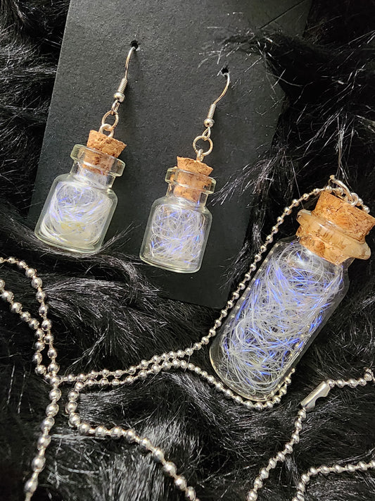 Unicorn Hair Potion Charm with Ball Necklace