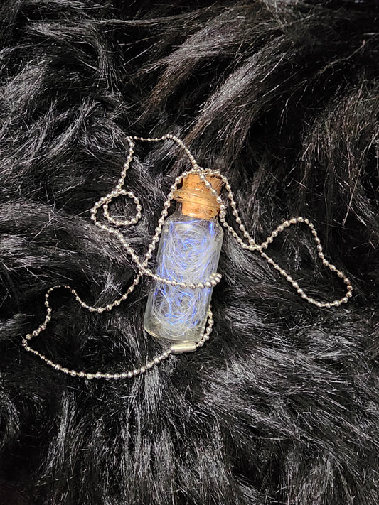 Unicorn Hair Potion Charm with Ball Necklace