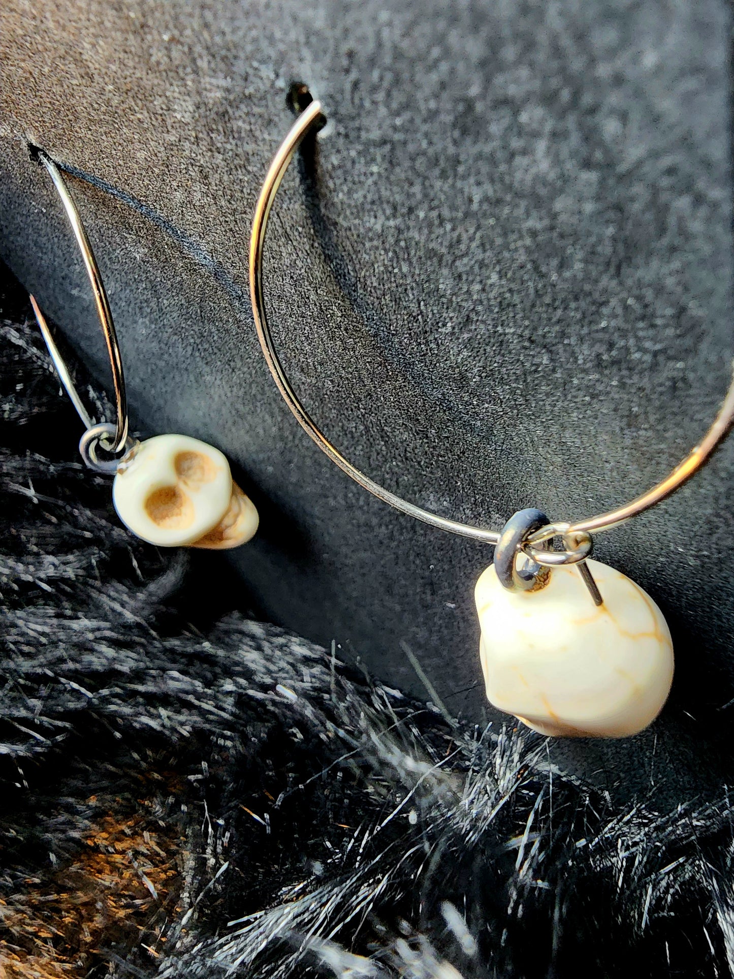 Skull Head Ball & Chain Necklace