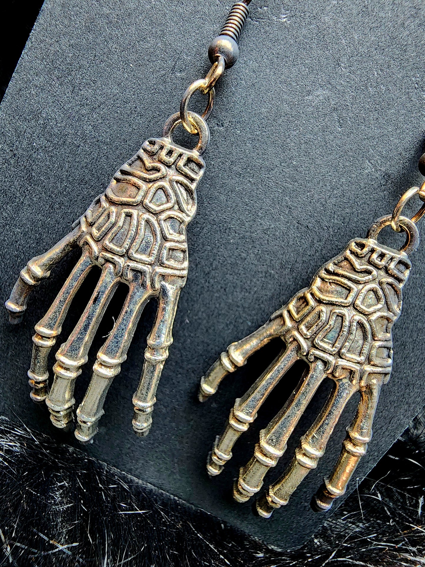 Skeleton Hand Earrings