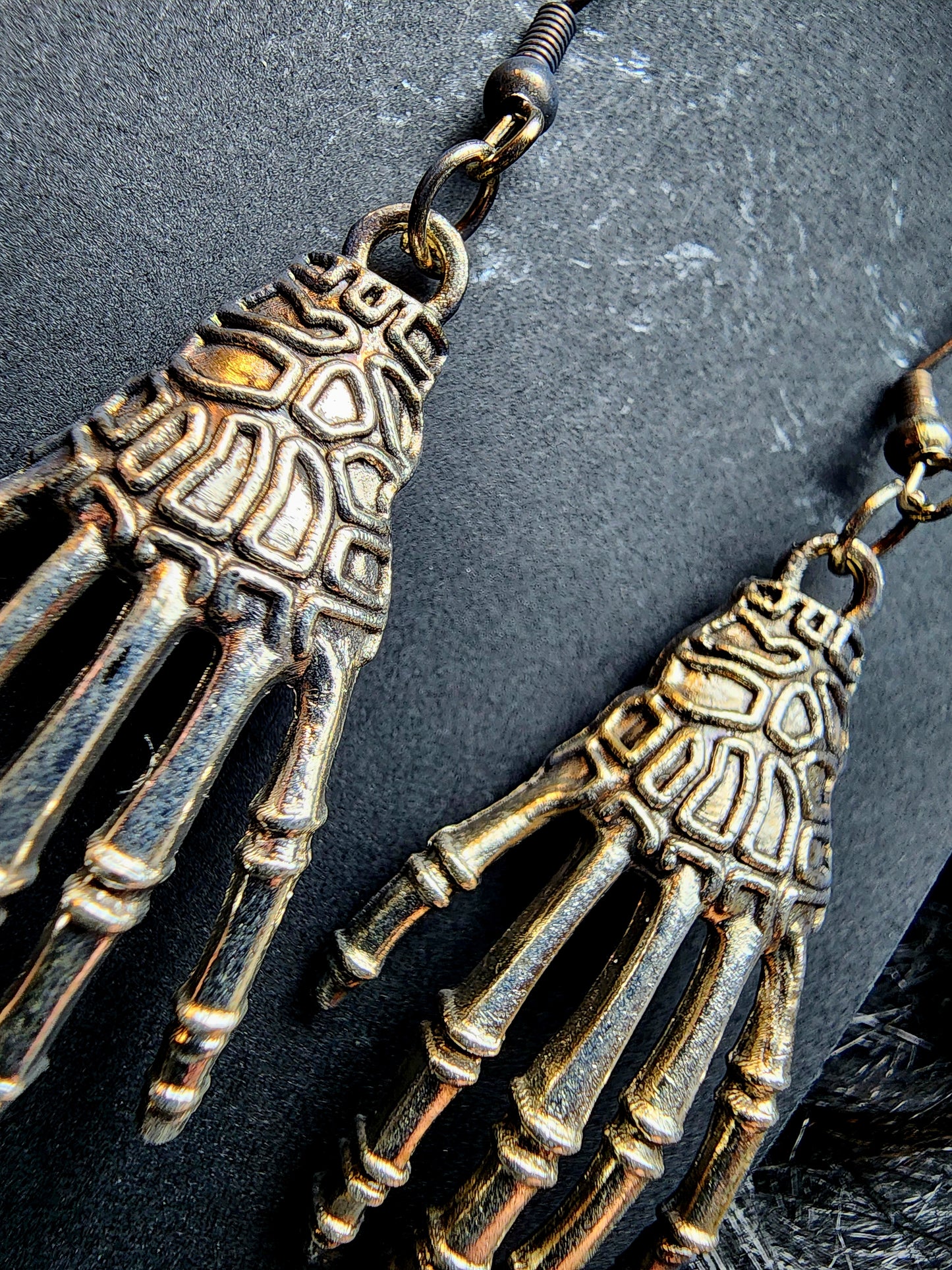 Skeleton Hand Earrings