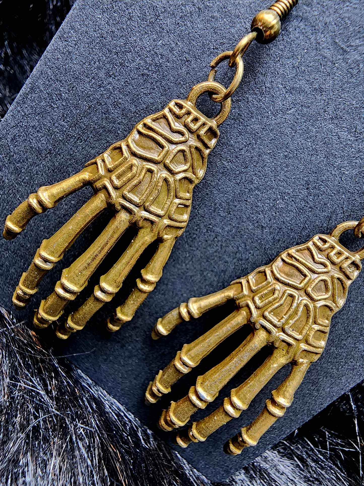 Skeleton Hand Earrings