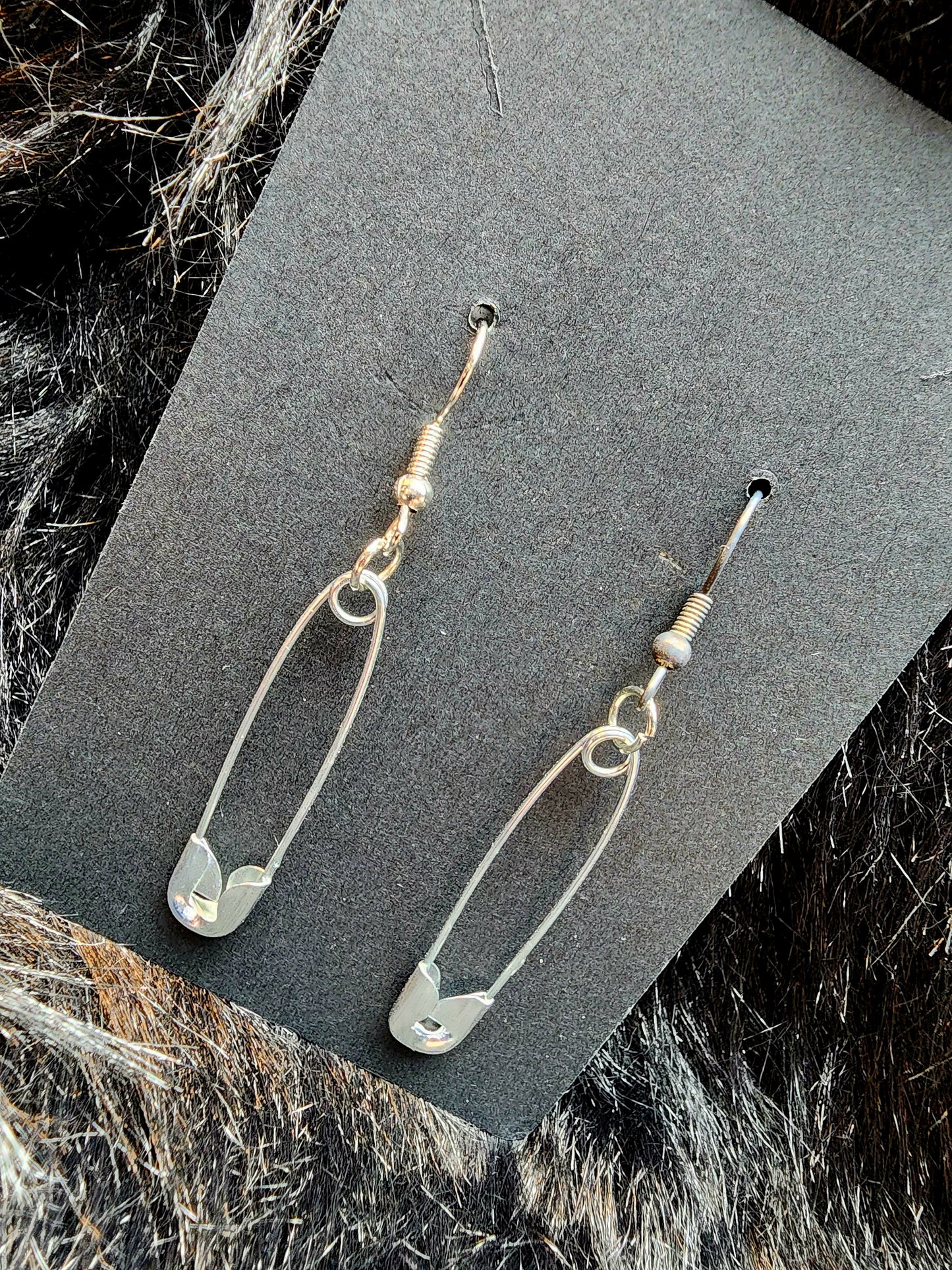 80's Safety Pin Earrings