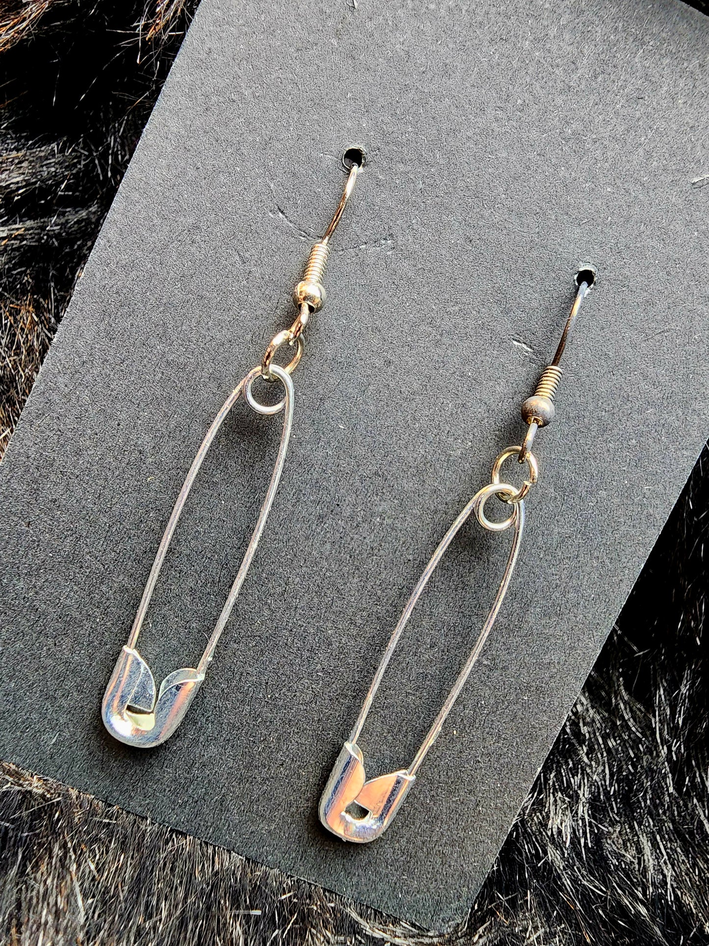 80's Safety Pin Earrings