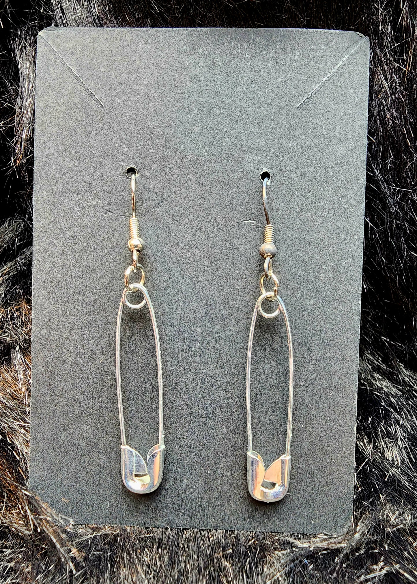 80's Safety Pin Earrings