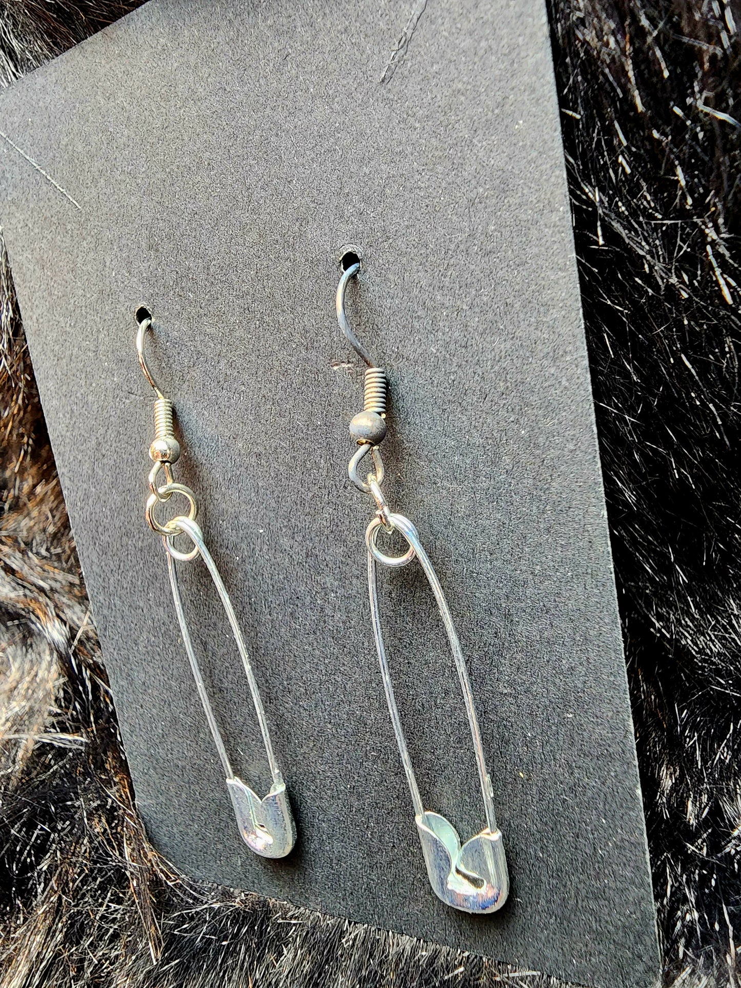 80's Safety Pin Earrings