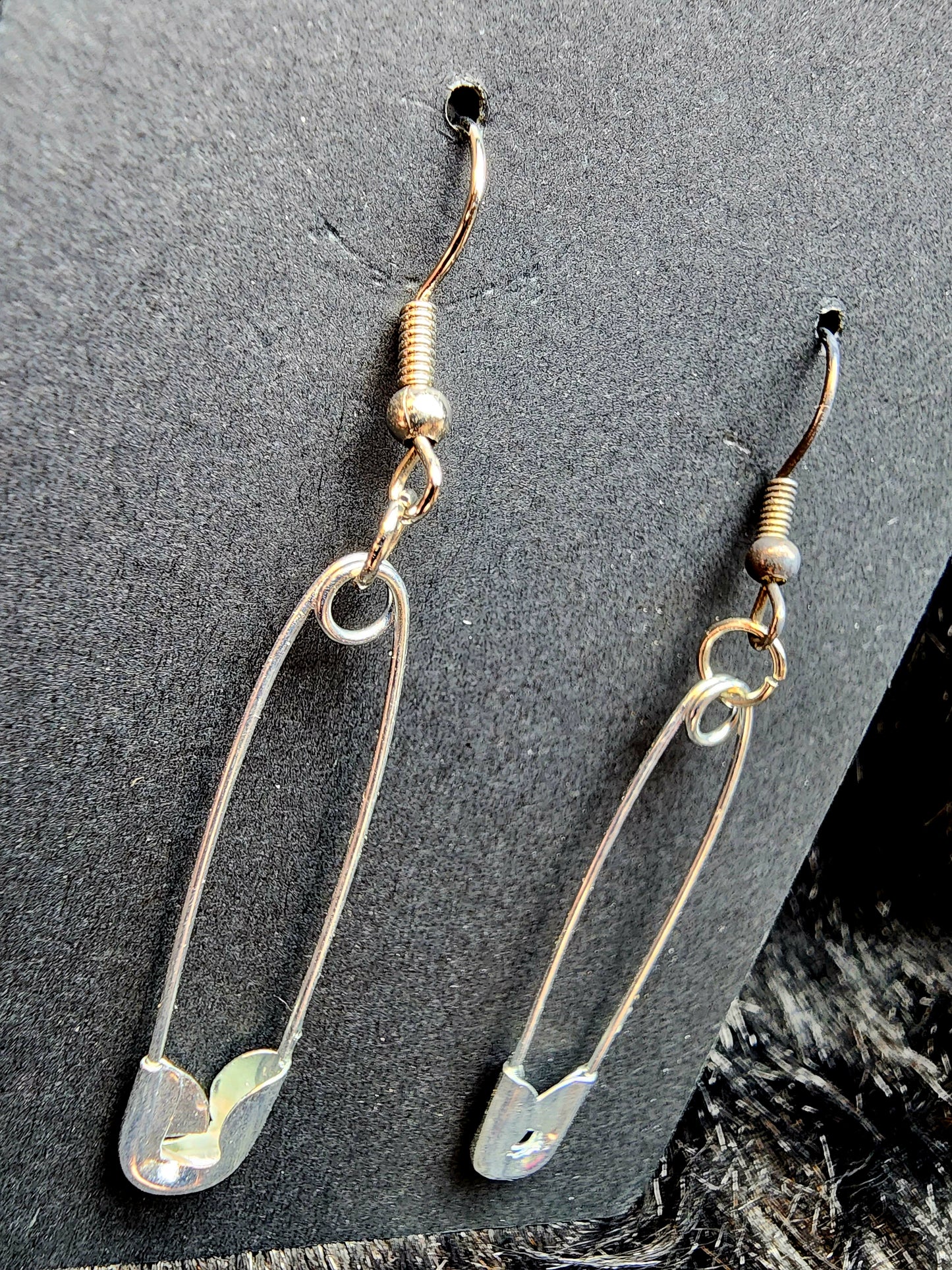 80's Safety Pin Earrings