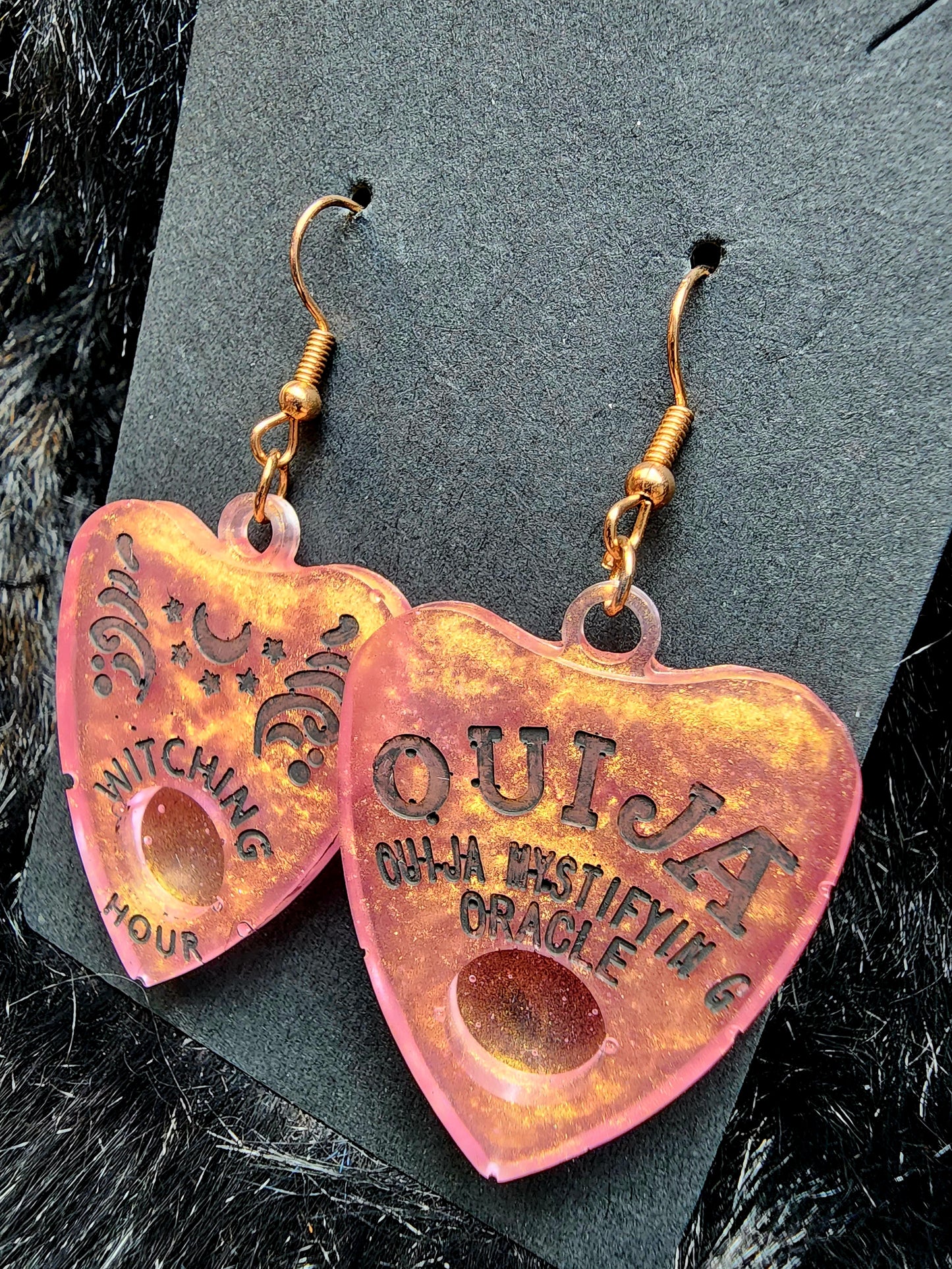 Ouija Board Planchette Earrings