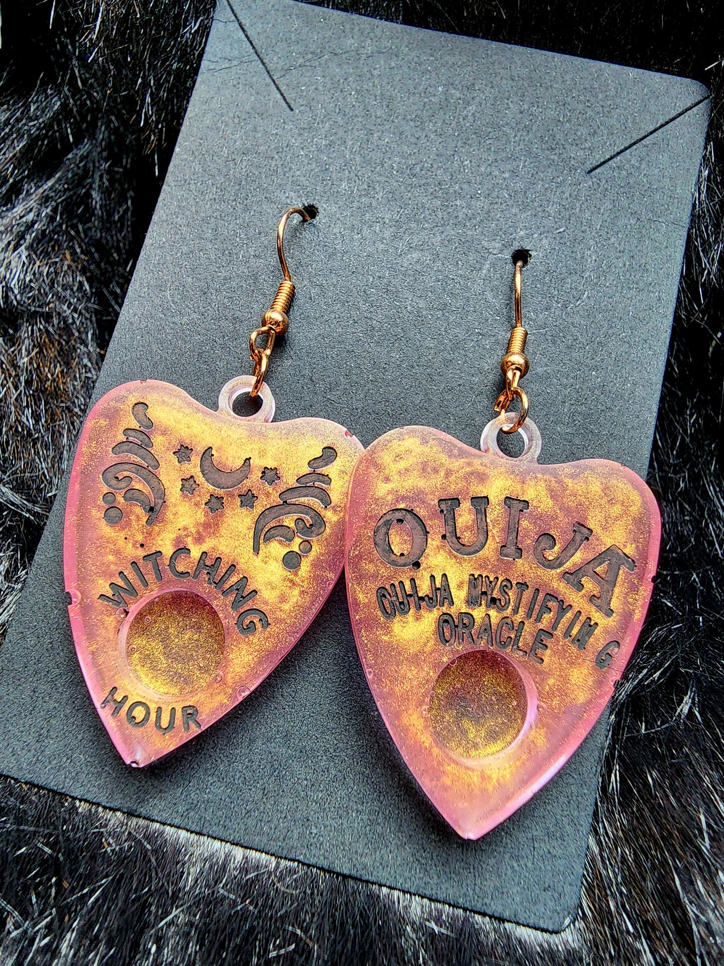 Ouija Board Planchette Earrings