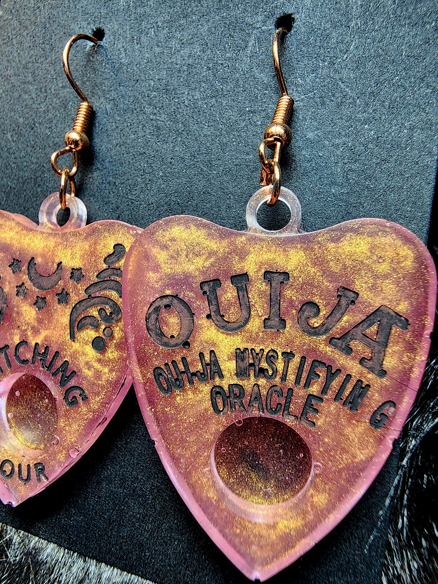 Ouija Board Planchette Earrings