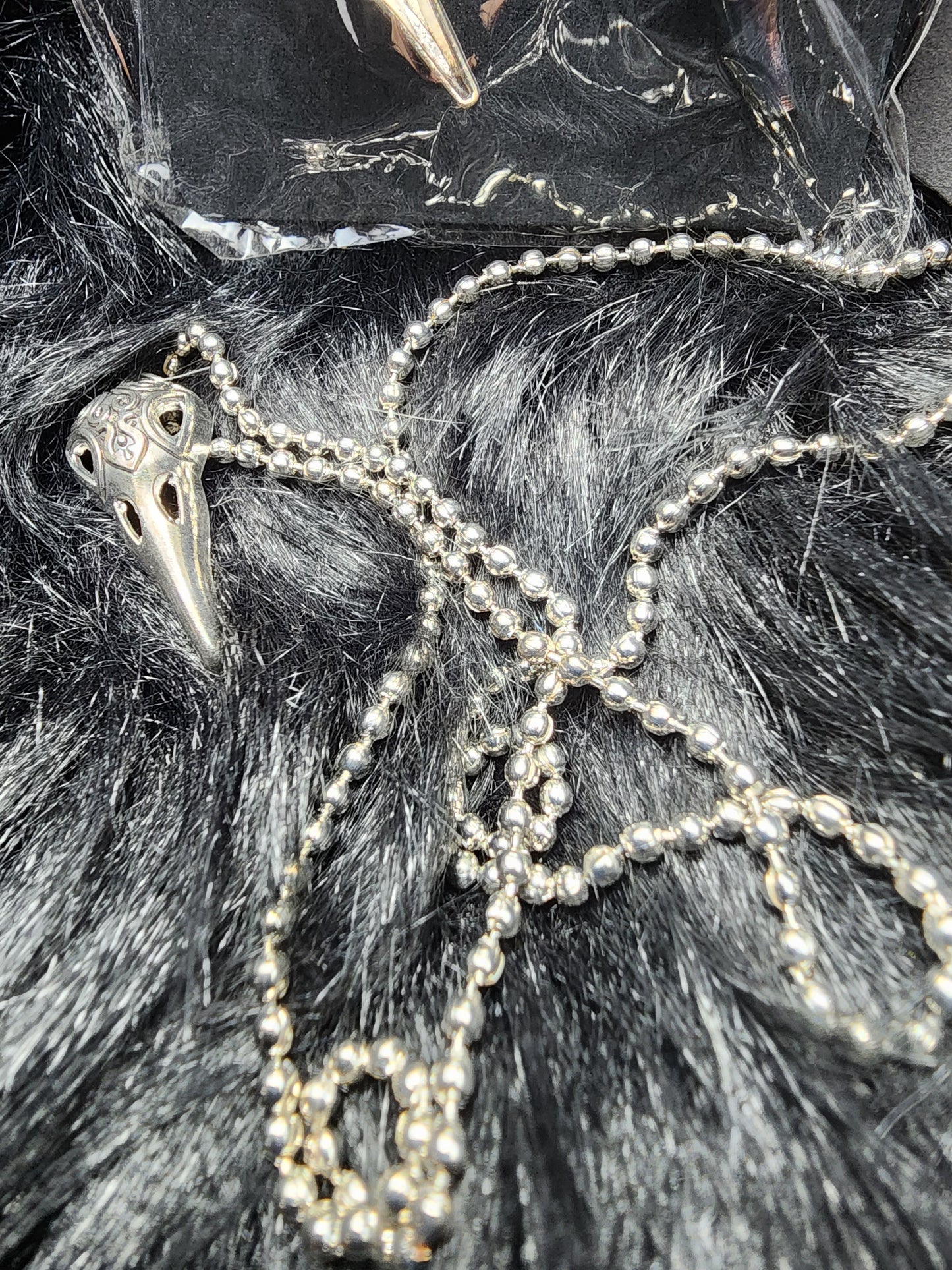 Raven Skull Earrings