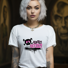 Load image into Gallery viewer, Custom Always Anxious Graphic Tee Grunge Gothic Emo Kid Men Women Unisex T Shirt
