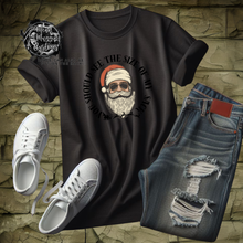 Load image into Gallery viewer, Custom Santa You Should See the Size of My Sack Graphic Tee Grunge Gothic Emo Kid Men Women Unisex T Shirt
