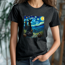 Load image into Gallery viewer, Custom Celestial Von Witch Graphic Tee Grunge Gothic Emo Kid Men Women Unisex T Shirt
