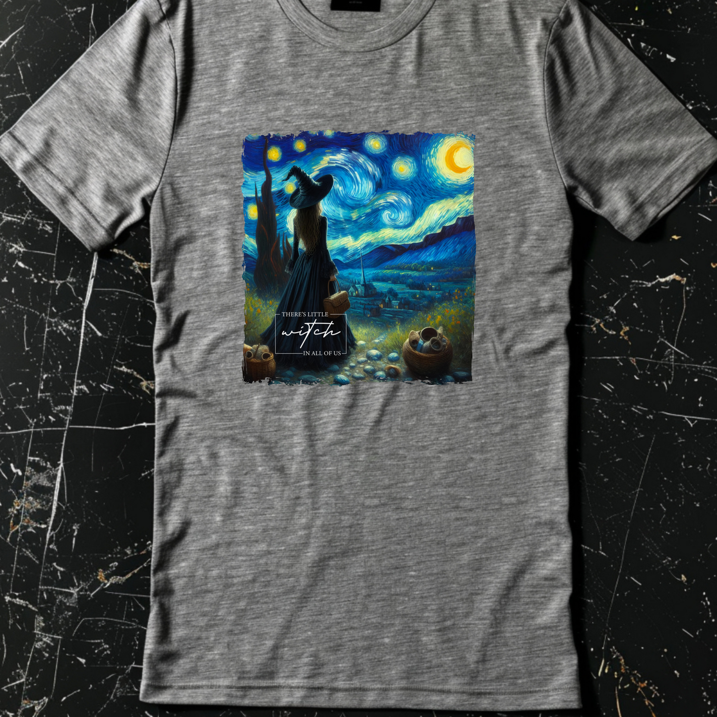 Custom Celestial Von Witch Graphic Tee Grunge Gothic Emo Kid Men Women Unisex T Shirt