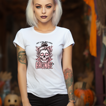 Load image into Gallery viewer, Custom Just a girl who loves grunge Graphic Tee Grunge Gothic Emo Kid T Shirt
