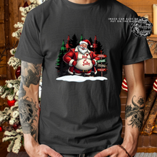 Load image into Gallery viewer, Custom Christmas Santa Abs of Jolly Graphic Tee Grunge Gothic Emo Kid Men Women Unisex T Shirt
