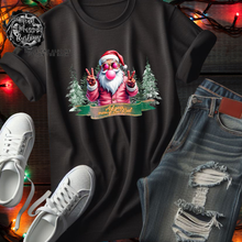 Load image into Gallery viewer, Custom Christmas Santa Ask Your Mom if I&#39;m Real Graphic Tee Grunge Gothic Emo Kid Men Women Unisex T Shirt
