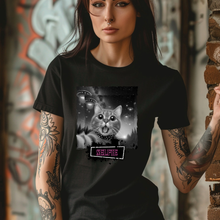 Load image into Gallery viewer, Custom Cat Selfie Graphic Tee Grunge Gothic Emo Kid Men Women Unisex T Shirt
