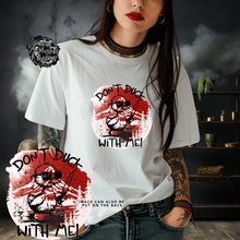 Load image into Gallery viewer, Custom Don&#39;t Duck with Me Graphic Tee Grunge Gothic Emo Kid Men Women Unisex T Shirt
