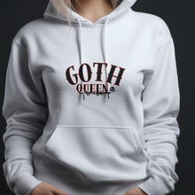 Load image into Gallery viewer, Custom Graphic Goth Queen Tee Hoodie Grunge Gothic Emo Kid T Shirt Sweater Pull Over Sweatshirt
