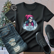 Load image into Gallery viewer, Custom Christmas Hot Chocolate Weather Grunge Gothic Emo Kid Men Women Unisex T Shirt
