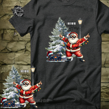 Load image into Gallery viewer, Custom Christmas Santa I Do It For the Hoes Graphic Tee Grunge Gothic Emo Kid Men Women Unisex T Shirt
