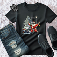 Load image into Gallery viewer, Custom Christmas Santa I Do It For the Hoes Graphic Tee Grunge Gothic Emo Kid Men Women Unisex T Shirt
