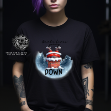 Load image into Gallery viewer, Custom Santa Loves Going Down Graphic Tee Grunge Gothic Emo Kid Men Women Unisex T Shirt
