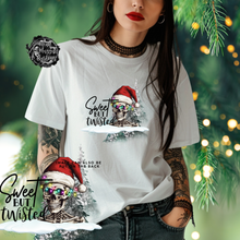 Load image into Gallery viewer, Custom Christmas Sweet Twisted Graphic Tee Grunge Gothic Emo Kid Men Women Unisex T Shirt
