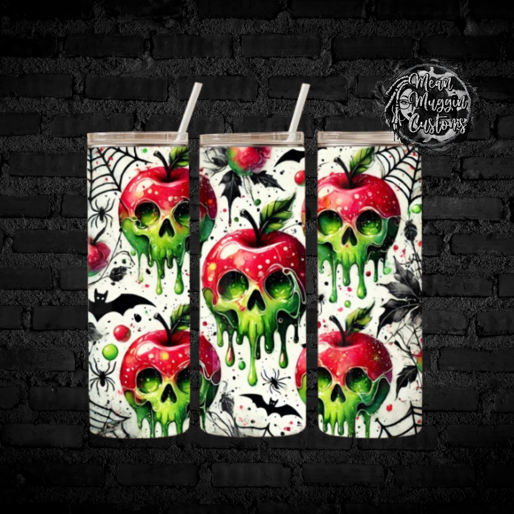 TOXIC Apple Tumbler Cup Halloween Goth Grunge Punk Rock