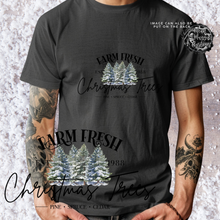 Load image into Gallery viewer, Custom Christmas Tree Farm Graphic Tee Grunge Gothic Emo Kid Men Women Unisex T Shirt
