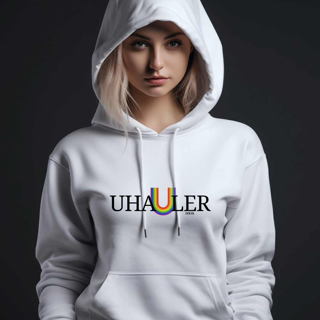 Custom Graphic Pride Lgbtq Uhauler IYKYK Tee Hoodie Grunge Gothic Emo Kid T Shirt Sweater Pull Over Sweatshirt