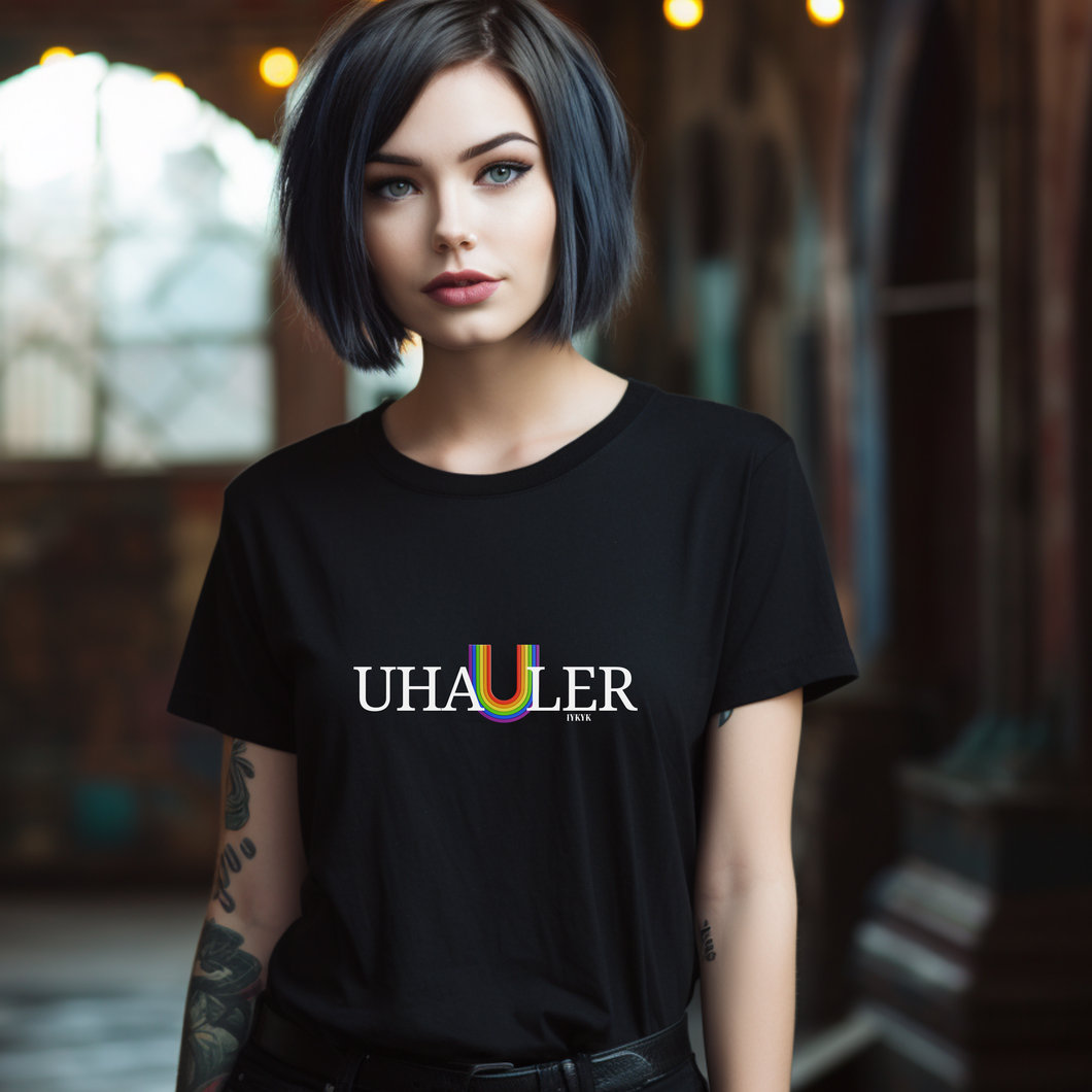 Custom Uhauler Pride LGBTQ Graphic Tee Grunge Gothic Emo Kid T Shirt lesbian Gay Queer