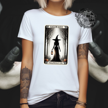 Load image into Gallery viewer, Custom Emo Witch Graphic Tee Grunge Gothic Emo Kid Men Women Unisex T Shirt Tee
