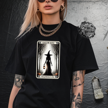 Load image into Gallery viewer, Custom Emo Witch Graphic Tee Grunge Gothic Emo Kid Men Women Unisex T Shirt Tee
